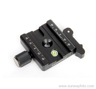 Sunwayfoto DLC-60 Duo lever / knob QR Clamp