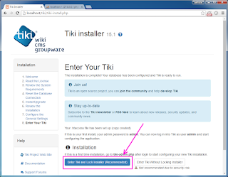 Install Tiki Wiki CMS Groupware 15.1 on Windows 7 with XAMPP tutorial 21