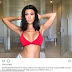 Kourtney Kardashian flaunts her abs and cleavage in sexy red bra.