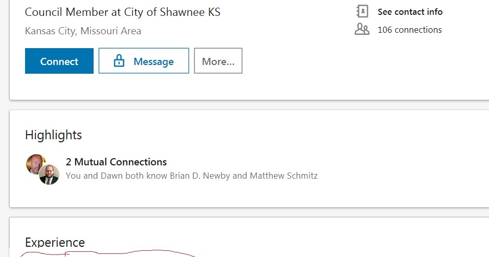 Shawnee Ray's Ramblings Dawn "Kuhn" Tubbesing Running for MayorLinked