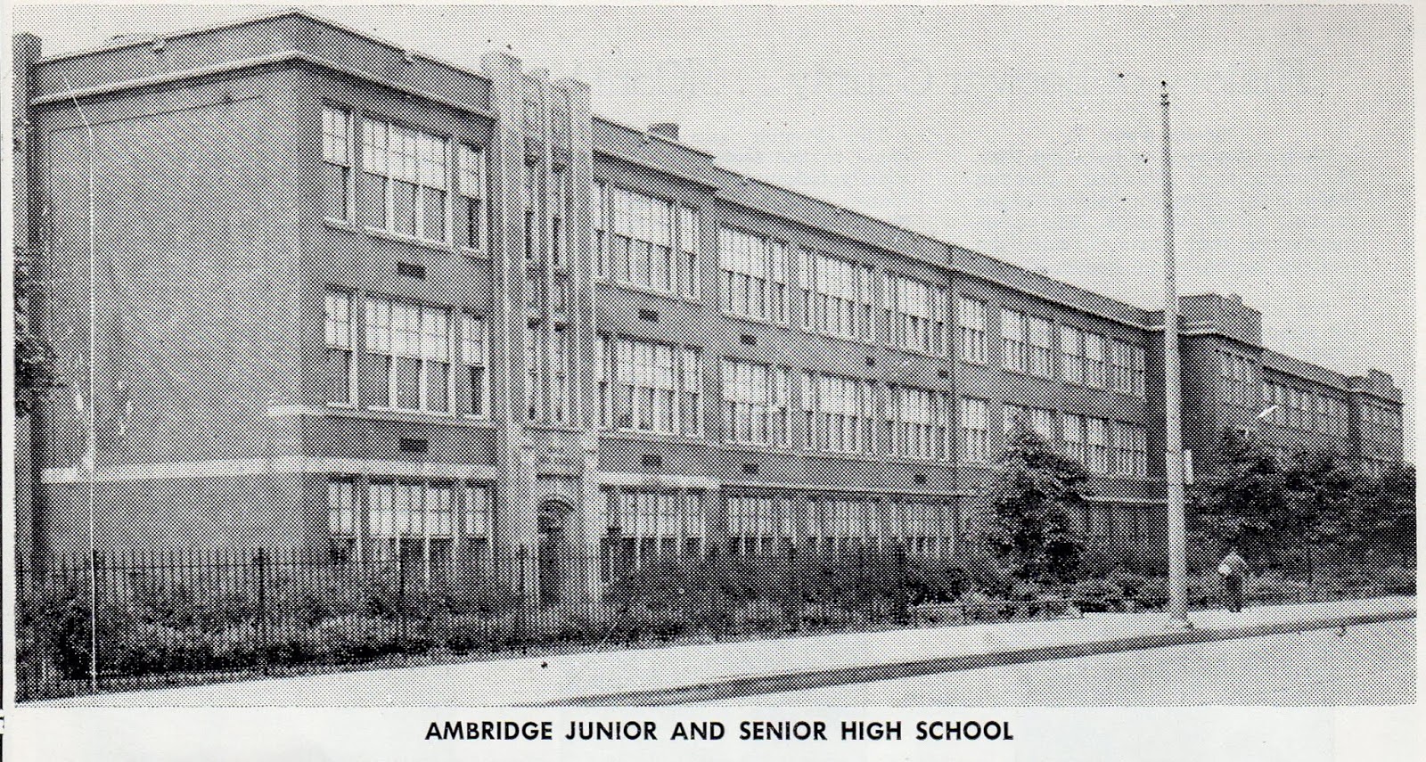Ambridge Memories The Demolition of the old Ambridge High School
