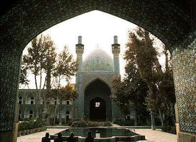 Patio de la mezquita de Isfahan