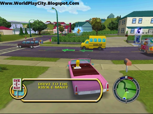 The Simpsons Hit And Run PC Game Highly Compressed Download
