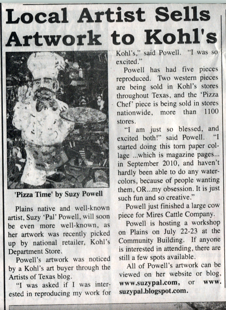 Texas Artists Capture Color Denver City Press Newspaper