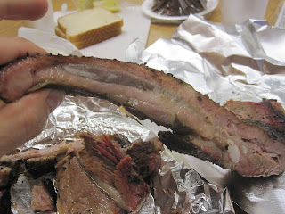 Man Up Tales Of Texas Bbq Pork Ribs At Miller S Smokehouse Belton Tx