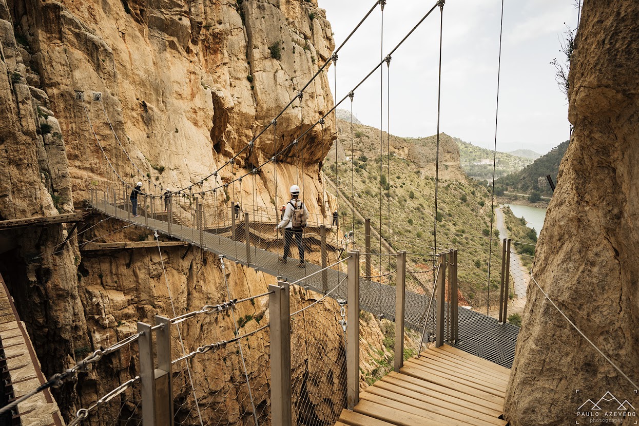 Ponte suspensa no Caminito del Rey