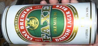 Verwachting bijzonder stopcontact 1ste Bier Verhaal van November: Faxe Premium - Denemarken