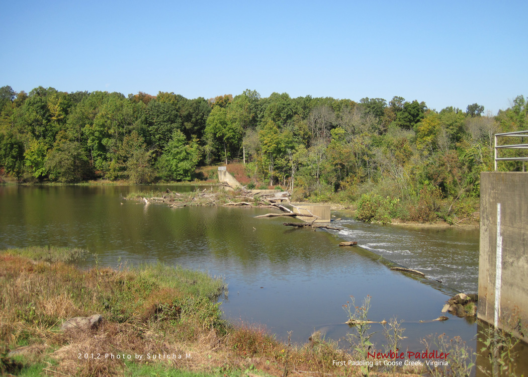 Newbie Paddler First Paddling at Goose Creek, Leesburg, VA