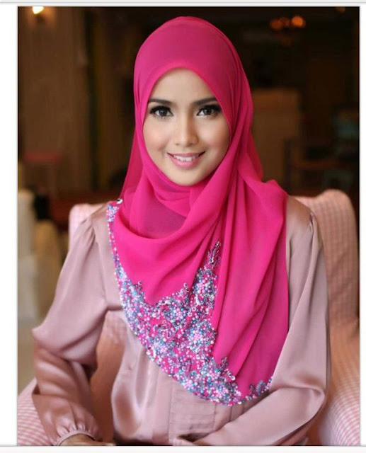 latest Stylish Hijab Styles for Girls www.igvv.blogspot.com