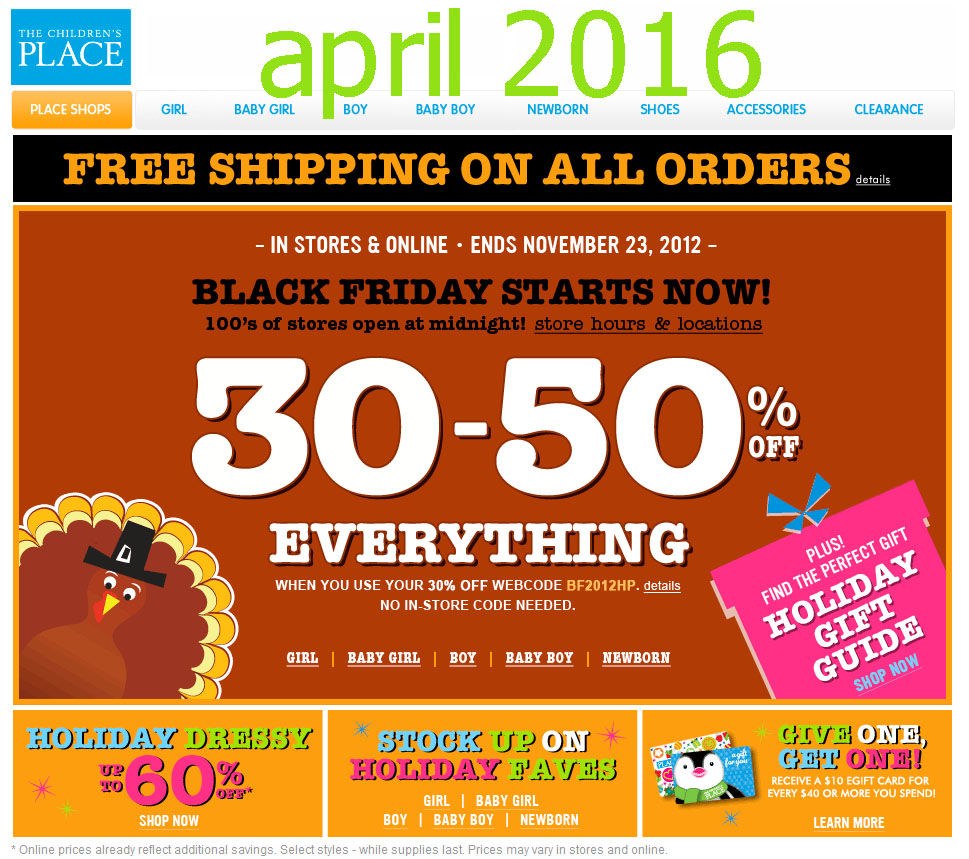 Renaissance child place coupon