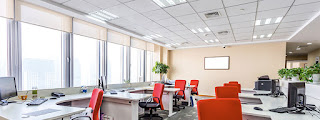 Đèn led được sử dụng nhiều trong thiết kế ánh sáng trong văn phòng