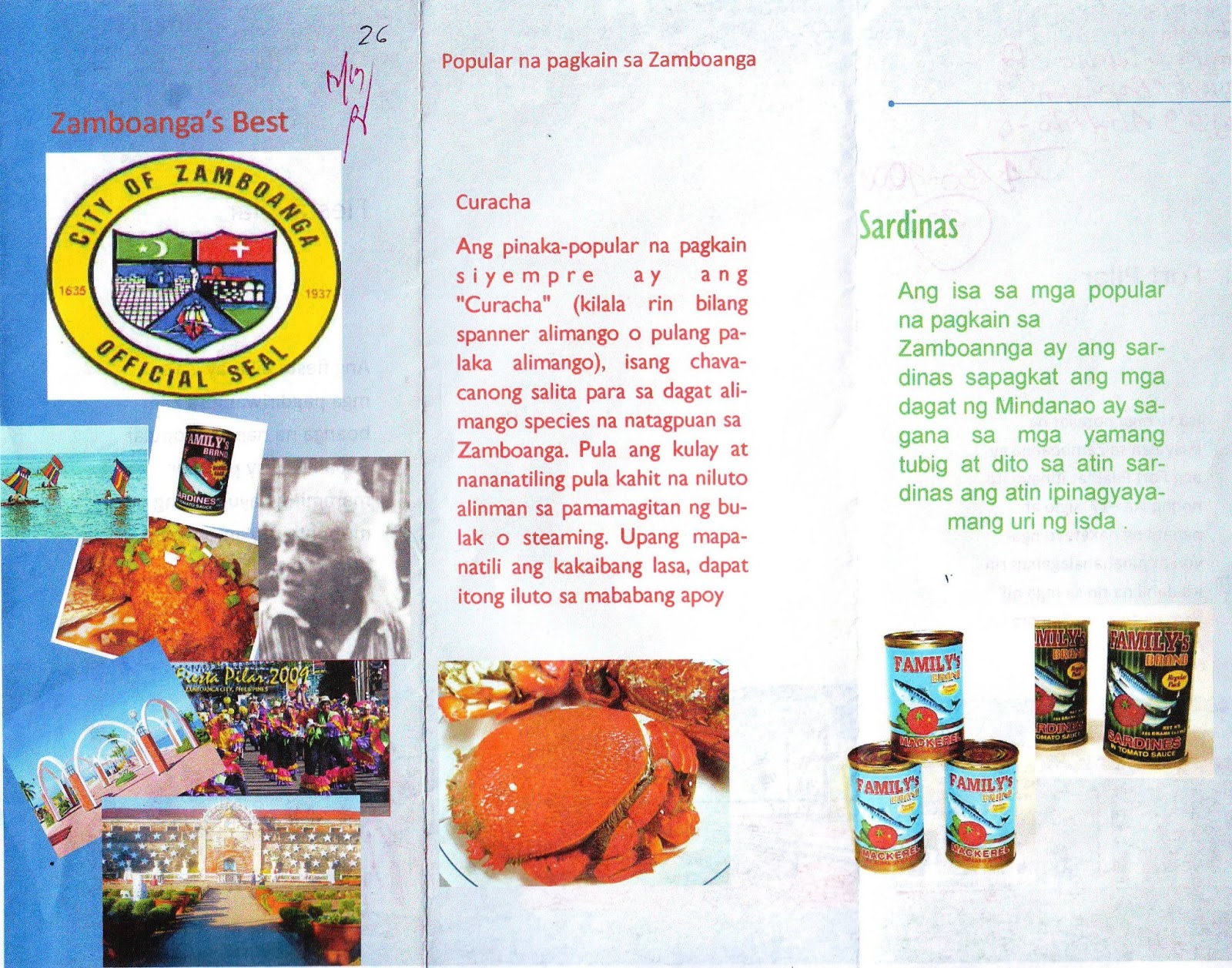Filipino Activities: Mga Brochure