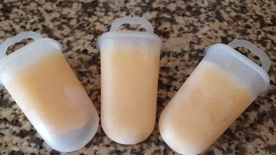 Greek yogurt peach ice cream bars Greek yogurt peach ice cream bars