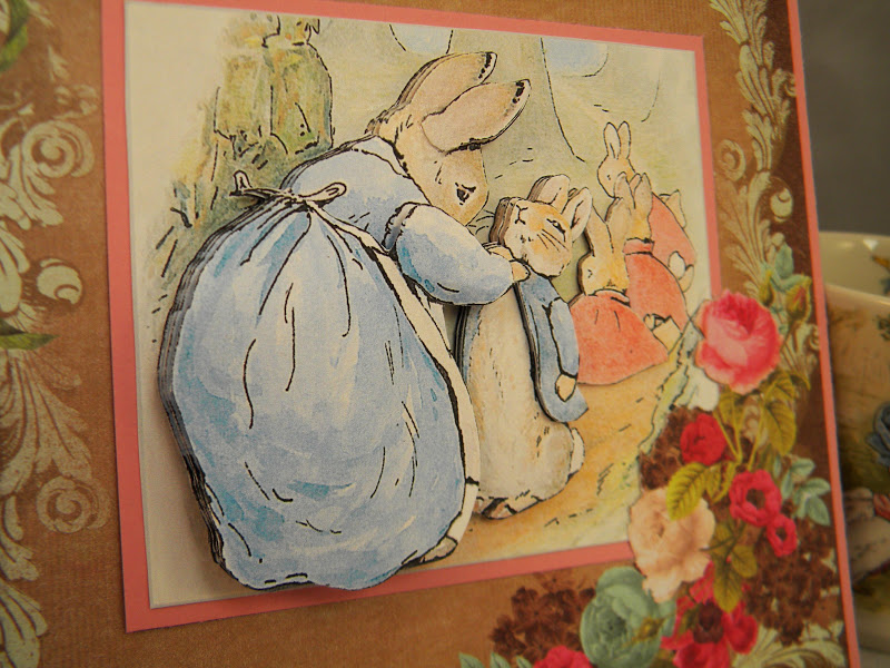 Peter Rabbit Amex Card Scrap'n Surprise!: Hoppin' off to school!