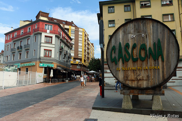 Bulevar de la sidra Bulevar de la sidra en Oviedo