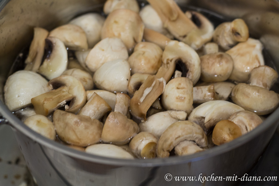 Eingelegte Pilze | Kochen mit Diana