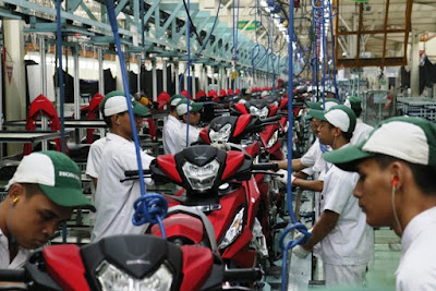 Proses Produksi Honda Supra GTR150 Proses Produksi Honda Supra GTR150
