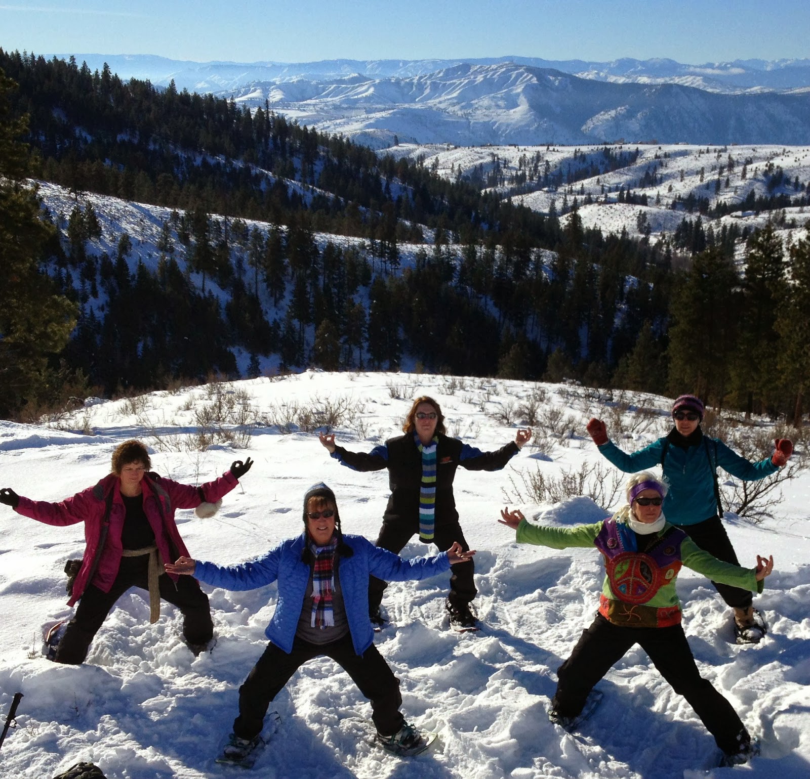Travels with Carol Pucci Snowga Think Yoga and add snow