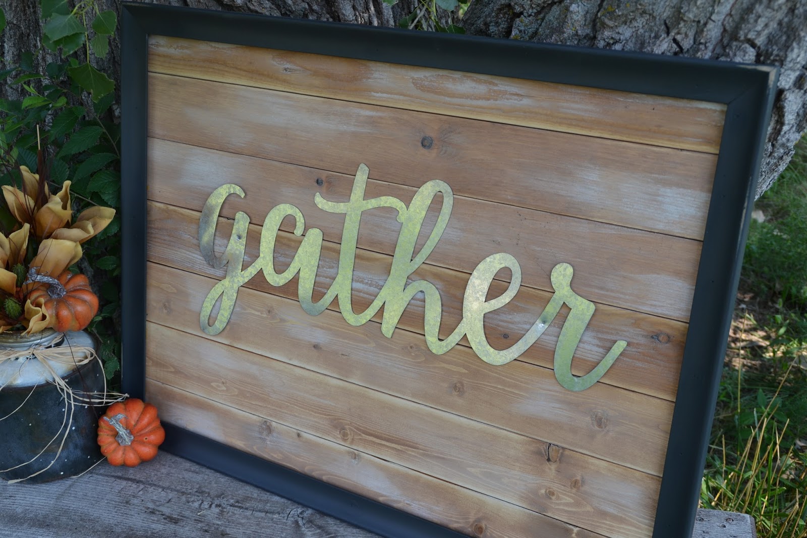 DIY Gather Sign Sabrina Sandoval