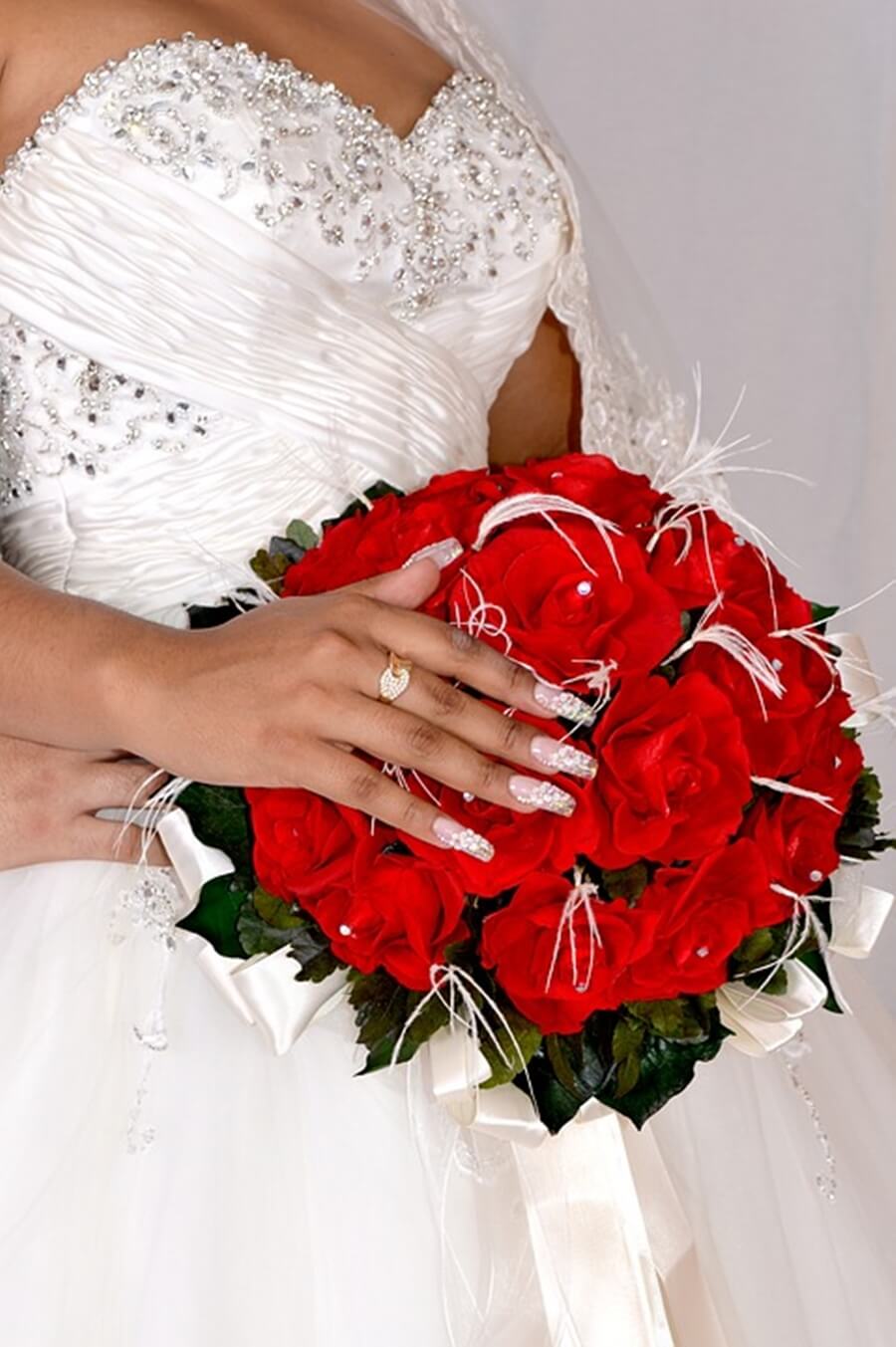 bouquet de noiva para casamento vermelho e branco
