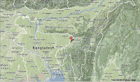 Seven members of one family killed by landslide in Assam State, India. Seven members of a single family have been killed by a landslide that struck their home in the village of Satkoragool in the Karimganj District of Assam State, India, overnight between Friday 9 May and Saturday 10 May 2014. Nobody witnessed the incident, which occurred during heavy rain, but neighbours found that part of a hillside had collapsed onto the home, burying it under a debris heap of mud rocks and trees. The bodies of Lubub Uddin (45), his wife Saina Begam (35). and their five children, aged between two and eleven were all recovered from the site.