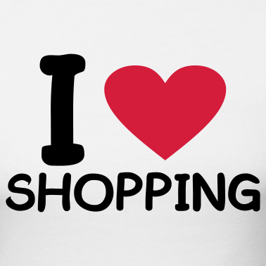 Resultado de imagem para Some people love to shop.