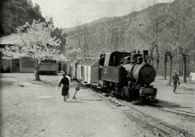tren estacion castellar d'nuc fabrica clot del moro asland abandono tren cement cemento