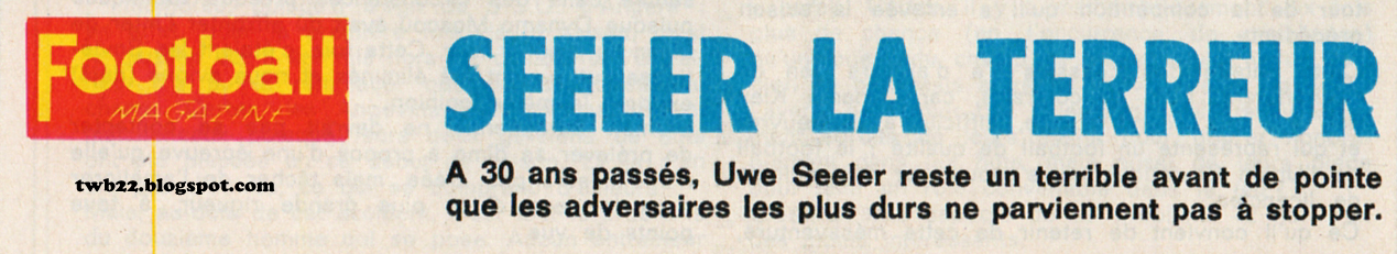 TWB22: Focus On : Uwe Seeler and Gunter Netzer , Legends