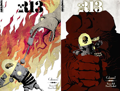 Robot 13 Issue #2 & Issue #3 Cover Artwork by Daniel Bradford