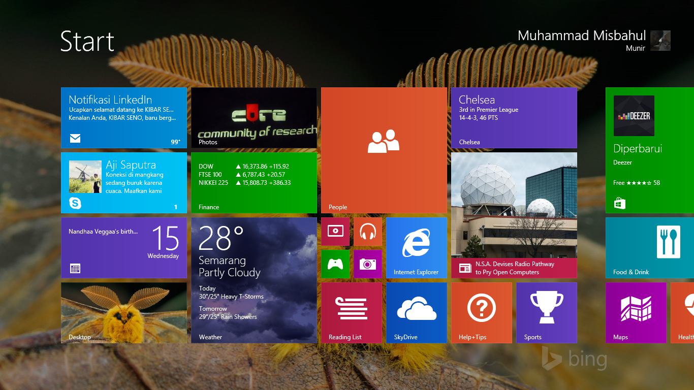 Cara Gampang Mengganti Background Start Screen Windows 8