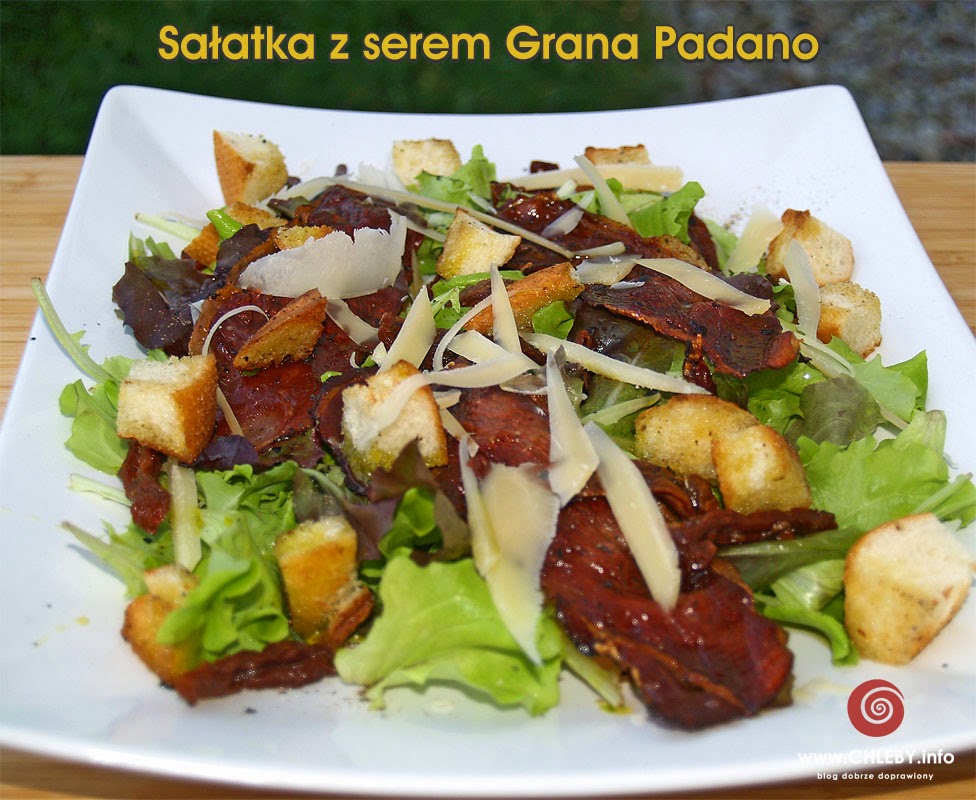 Sałatka z serem Grana Padano