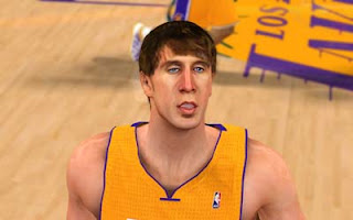 NBA2K12 Troy Murphy of LA Lakers Cyber face Mod