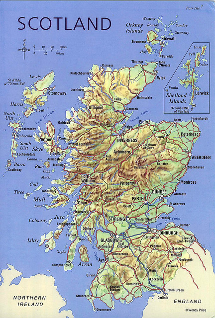 Postcard Voyager: Scotland's mysteries.