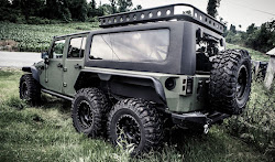 jeep wrangler 6x6 chinese tomahawk china reveals firm six wheels dubbed