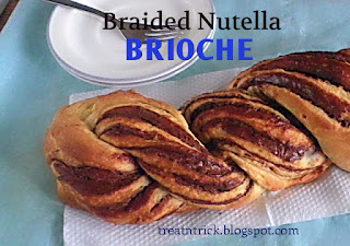 Braided Nutella Brioche Recipe @ treatntrick,blogspot.com