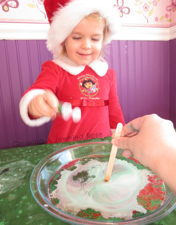 SANTA'S MAGIC MILK- experiment for kids