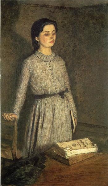 Gwendolen Mary John (Gwen John) Студентка