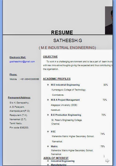 bad cv examples