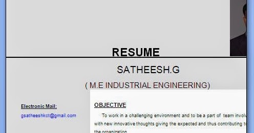bad cv examples