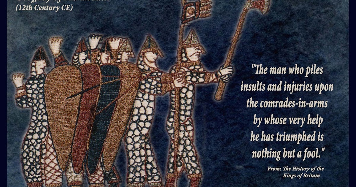 The Historian's Hut Quote Pictures Geoffrey of Monmouth