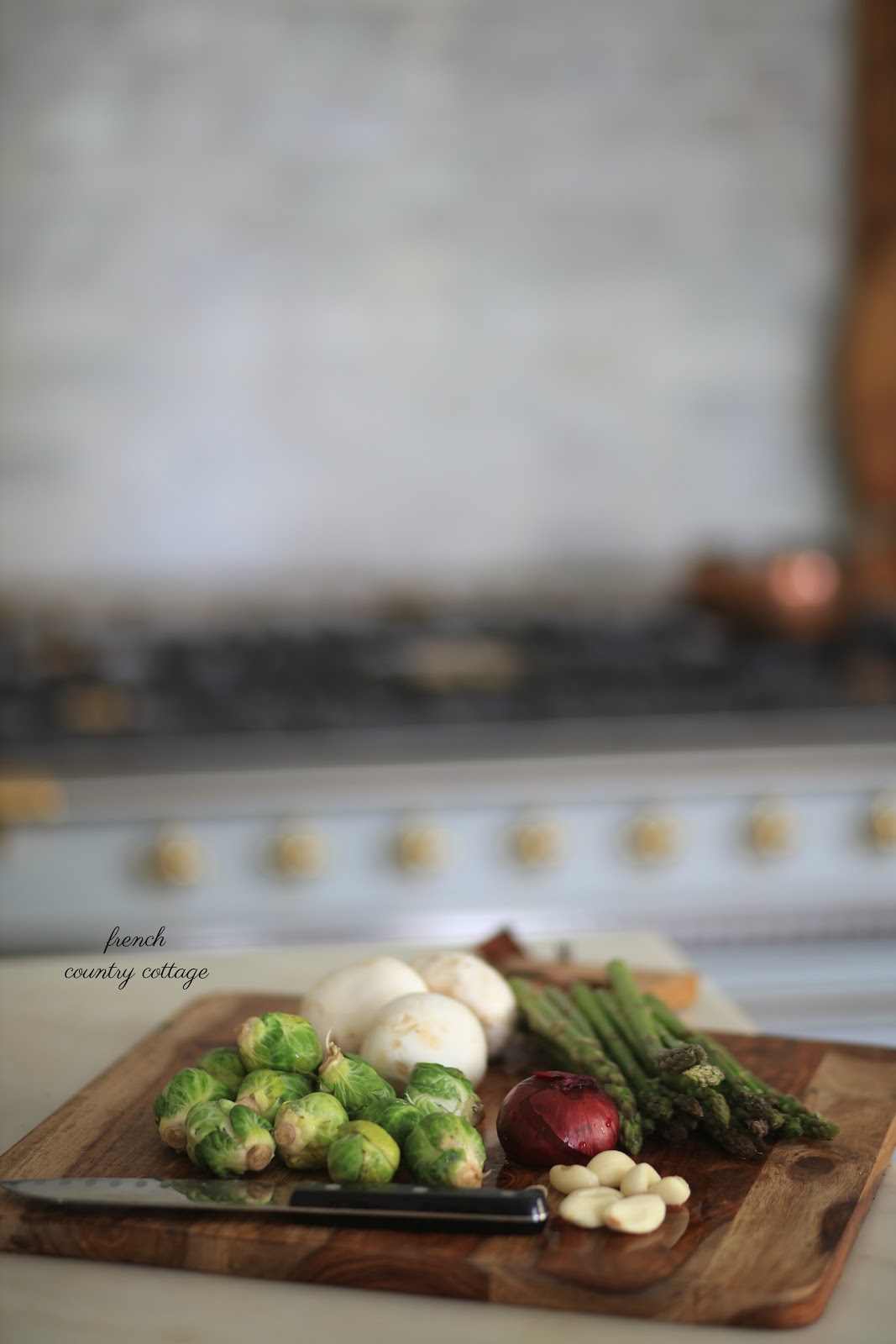 Late summer in the cottage & favorite easy veggie dinner FRENCH