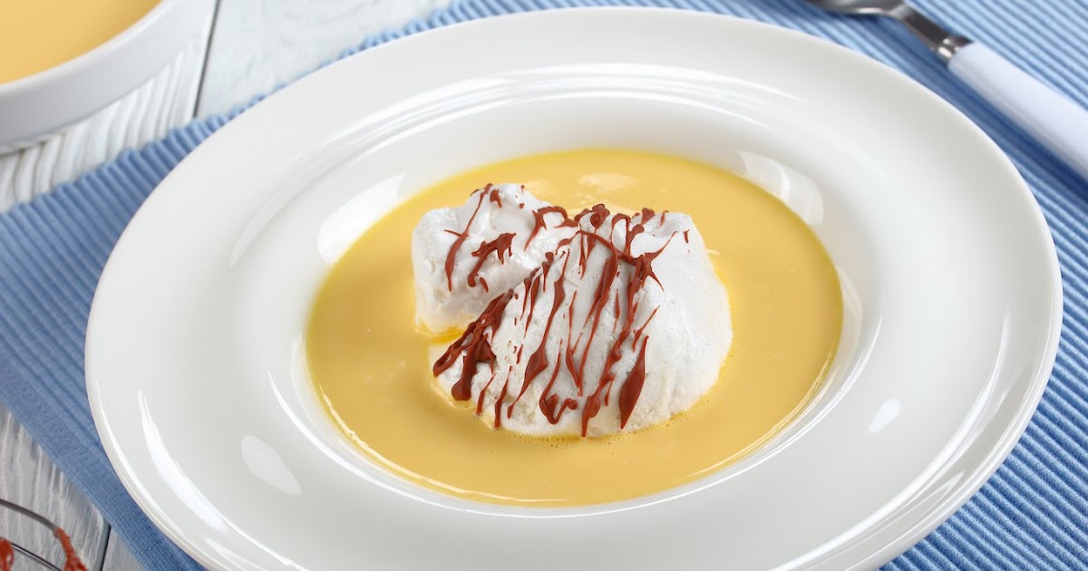 Kookkuns Drywende meringueeilande / Floating Island Dessert