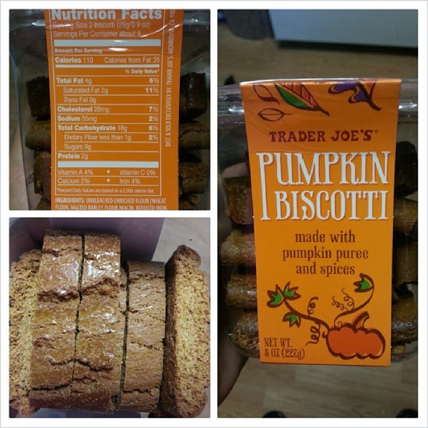 Shannon's Lightening the Load Trader Joe’s Pumpkin Biscotti