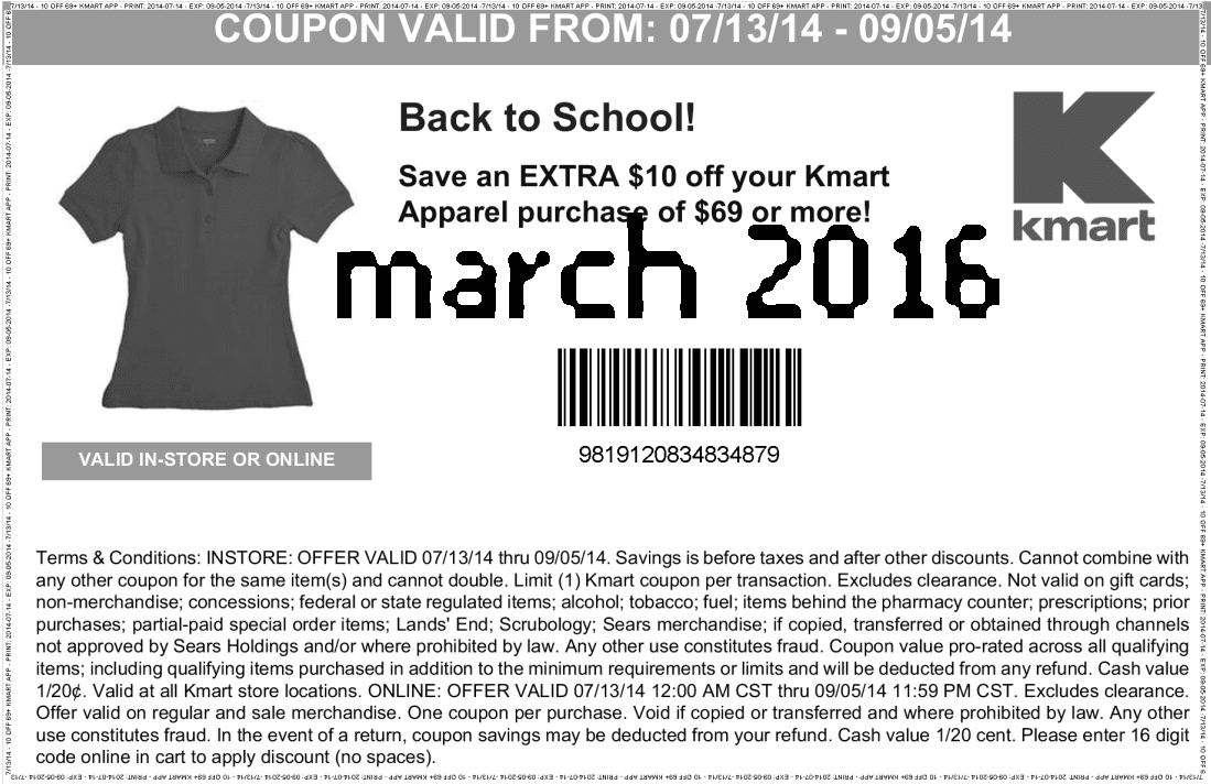 Kmart coupons march 2019