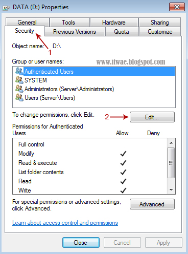 authenticated kemudian