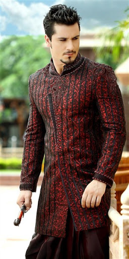 Contoh Model Baju  Pengantin Pria  Muslim  Desain  Sederhana 