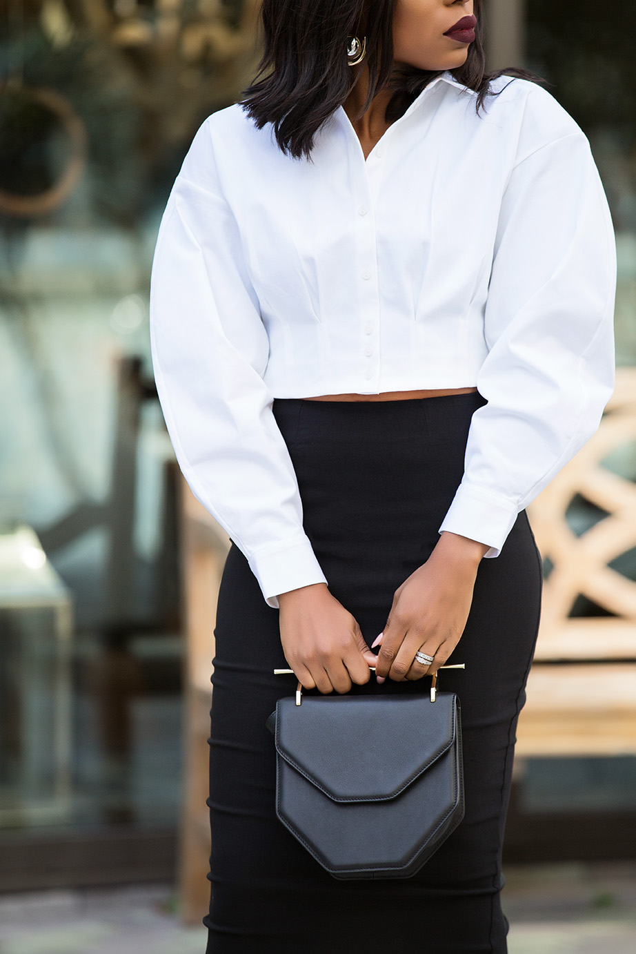 How to Style Classic White Button Down - Jadore-Fashion