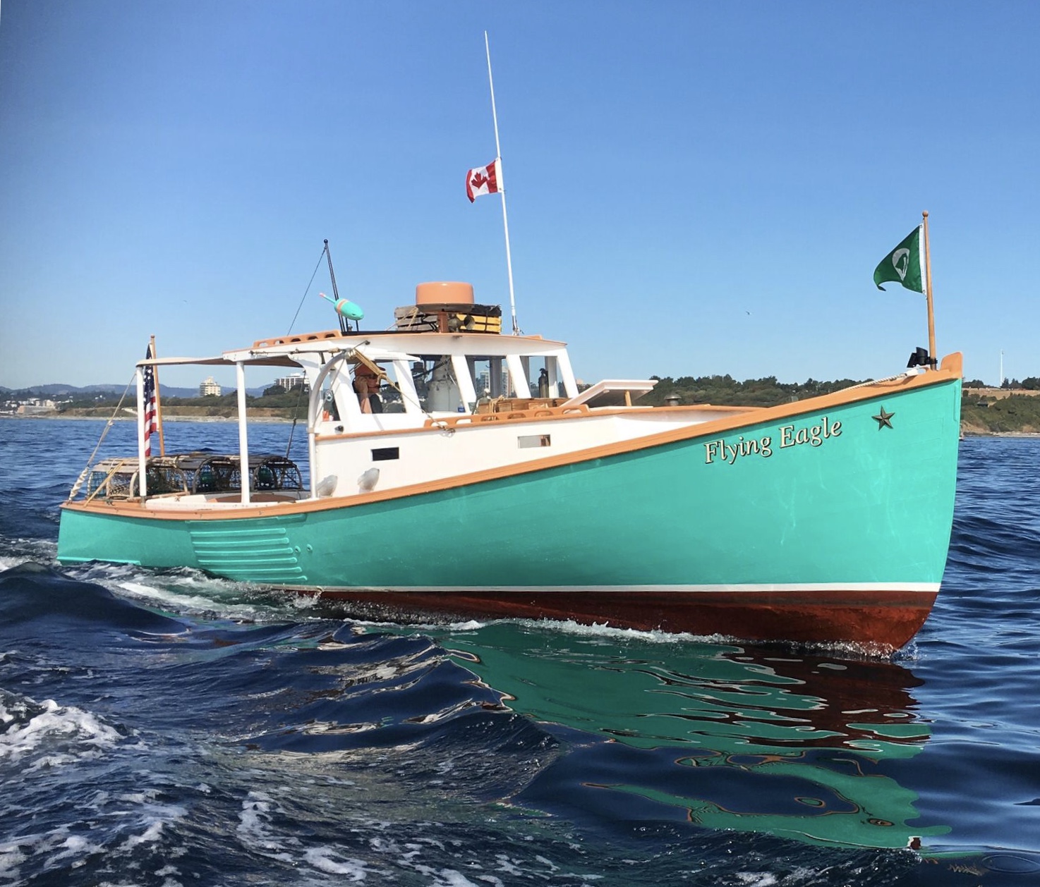 Emerald Marine Carpentry Flying Eagle, Maine Lobster Boat, New Home on