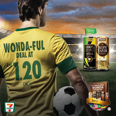 7 Eleven Malaysia WONDA Coffee RM1.20 Discount Offer Promo