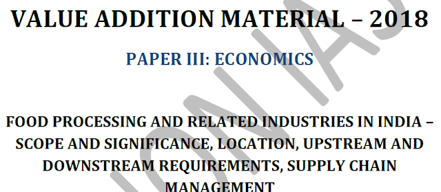 Material 2019 for Paper 3 of Economics